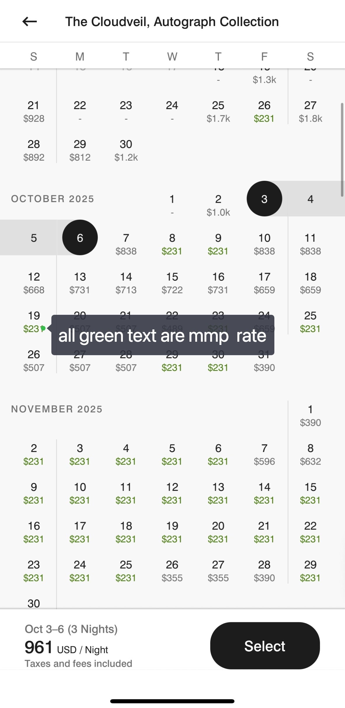 MMP Form, Marriott MMP Form, Employee discount, 50% Off, Valid 2 Months